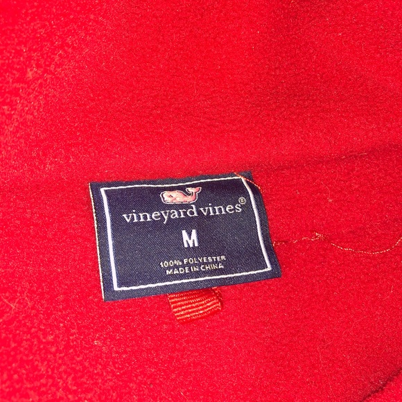 Men’s Vineyard Vines Red Quarter-Zip - Picture 4 of 6
